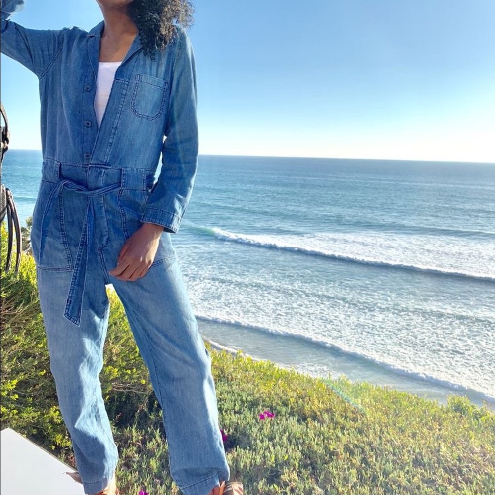 Blue jean overalls | h&m